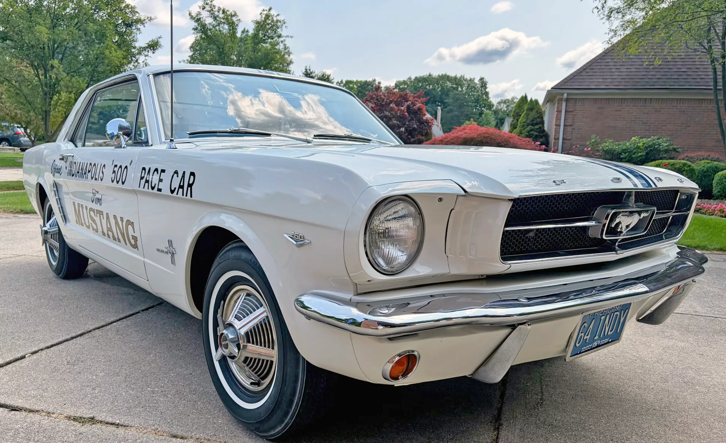One-of-190 '65 Mustang Pace Car Replica Hits the Market After 44 Years