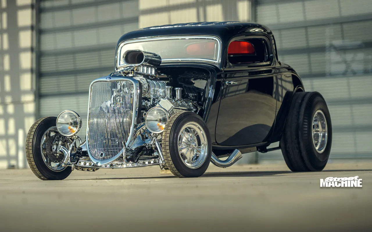Sydney hot rodder's 25-year odyssey with blown Hemi '33 Ford coupe