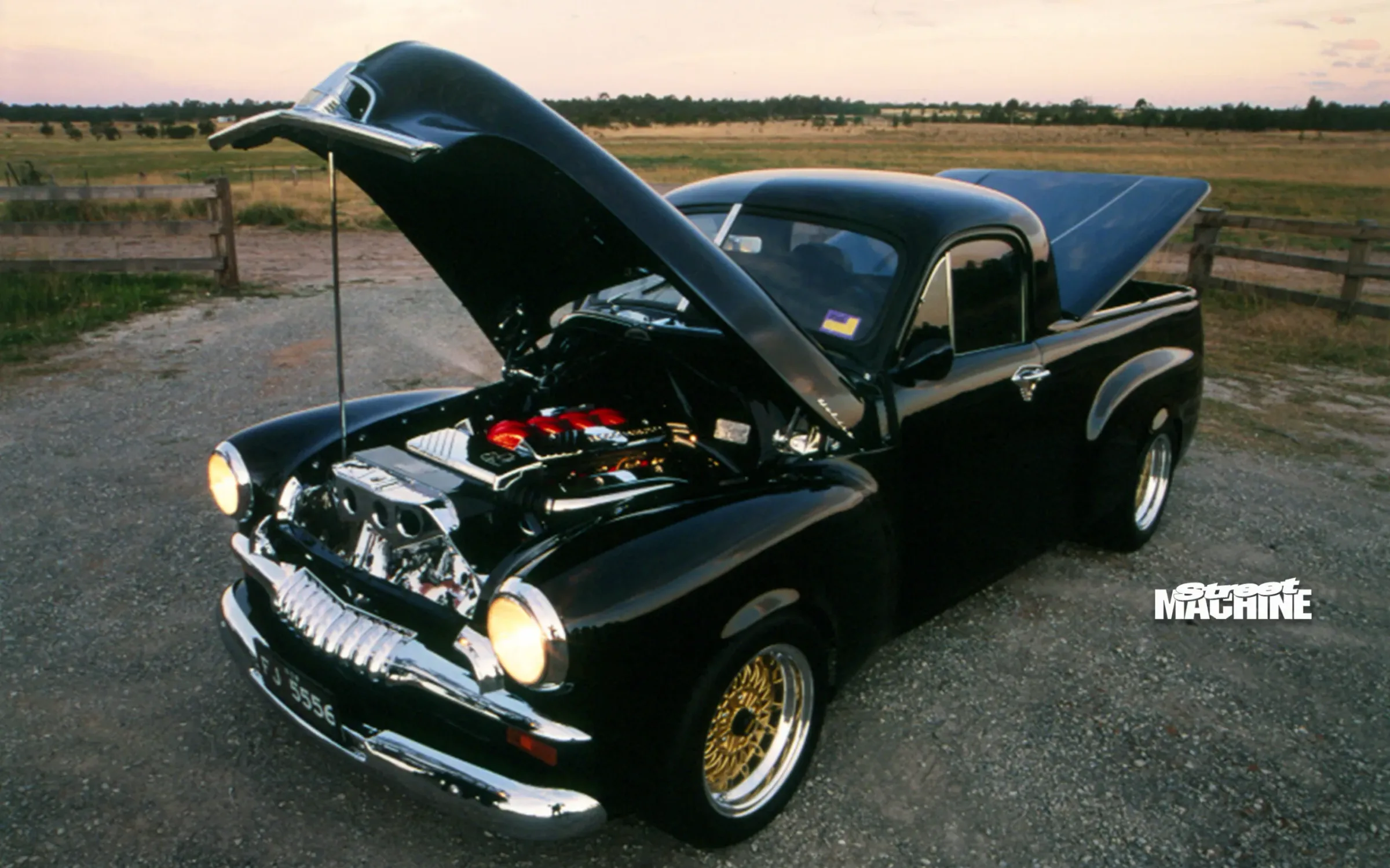 This retrotech 1956 Holden FJ ute is a 21st birthday present 17 years in the making
